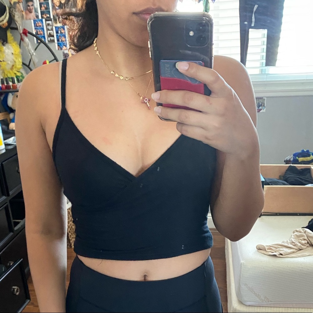 Forever 21 Black Crop Tank